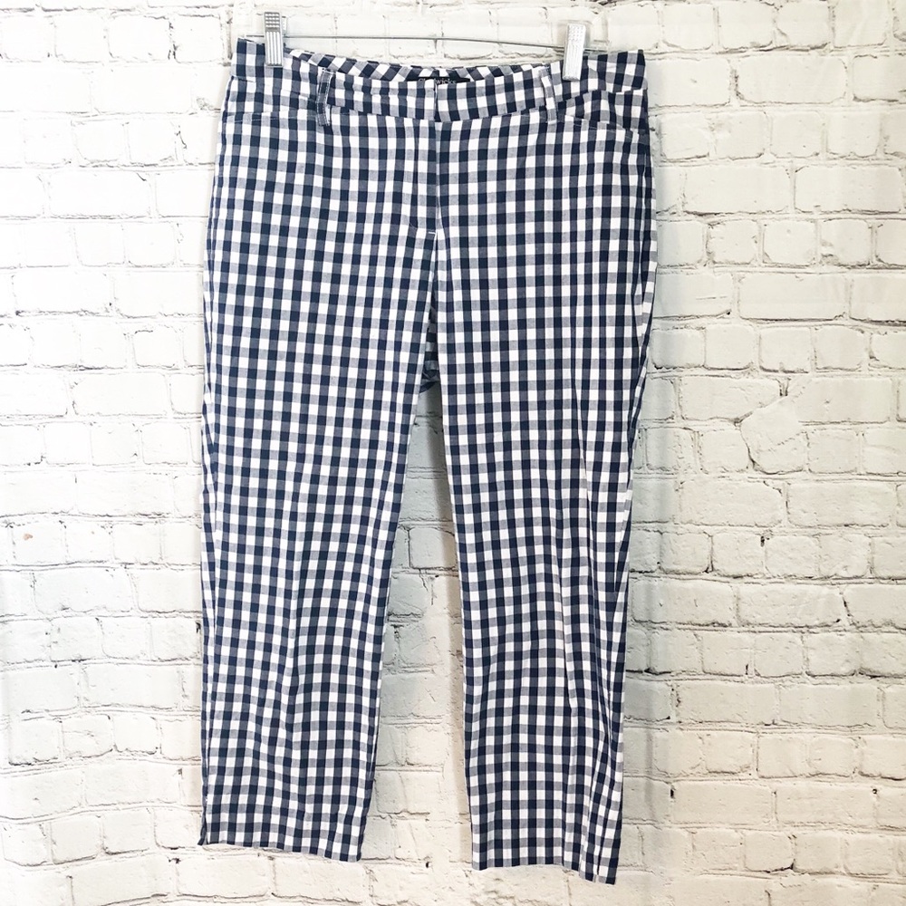 Chadwick’s Gingham Blue and White Pant 4P